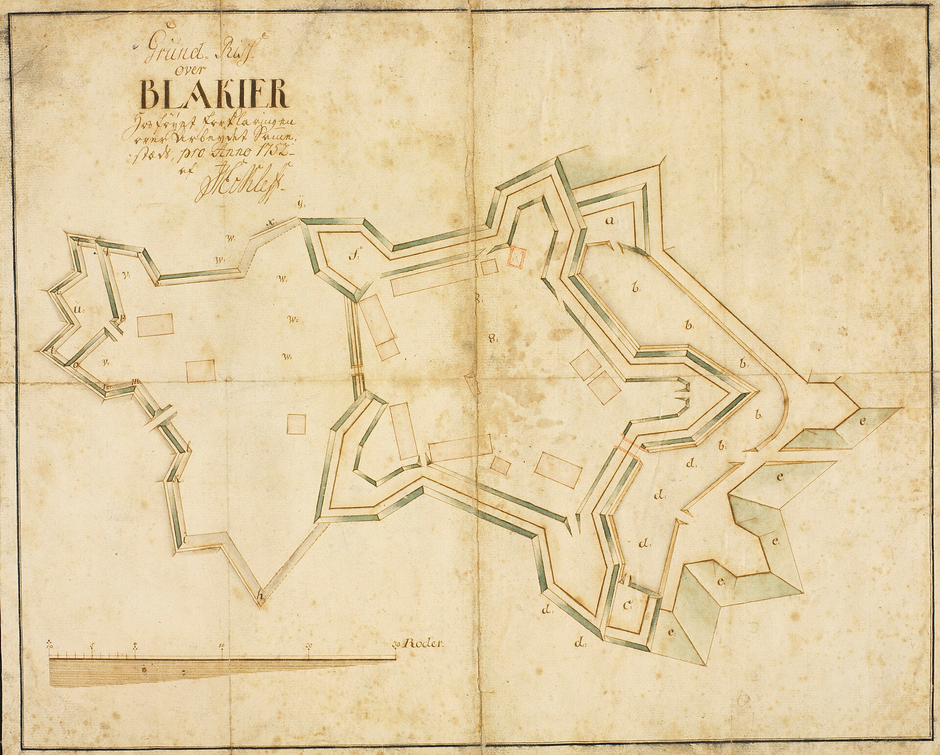 Fra åpen skanse til stjernefort: ombyggingen på 1750-tallet